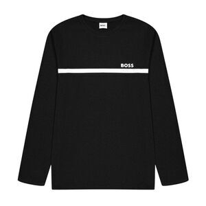 Boss Childrens/Kids Logo Long-Sleeved T-Shirt / Black
